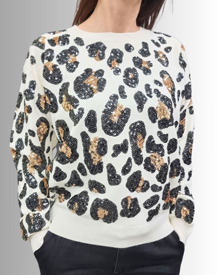 Immagine di mentafredda maglia donna animalier art: 9177